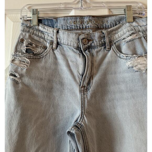 American Eagle Outfitters Light Blue Flare Jeans - Picture 3 of 8